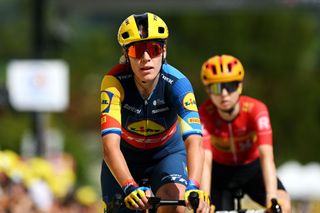 Ellen van Dijk during the 2024 Tour de France Femmes