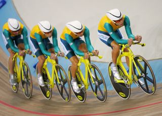 The Australian men's team pursuit team 